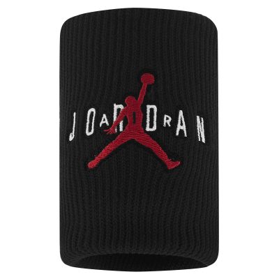 Jordan Jumpman Wrist Bands 2PK Red/Black